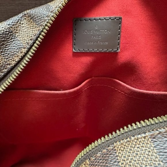 AUTHENTIC Louis Vuitton Duomo Hobo Damier Ebene Hobo Brown - Picture 6 of 7